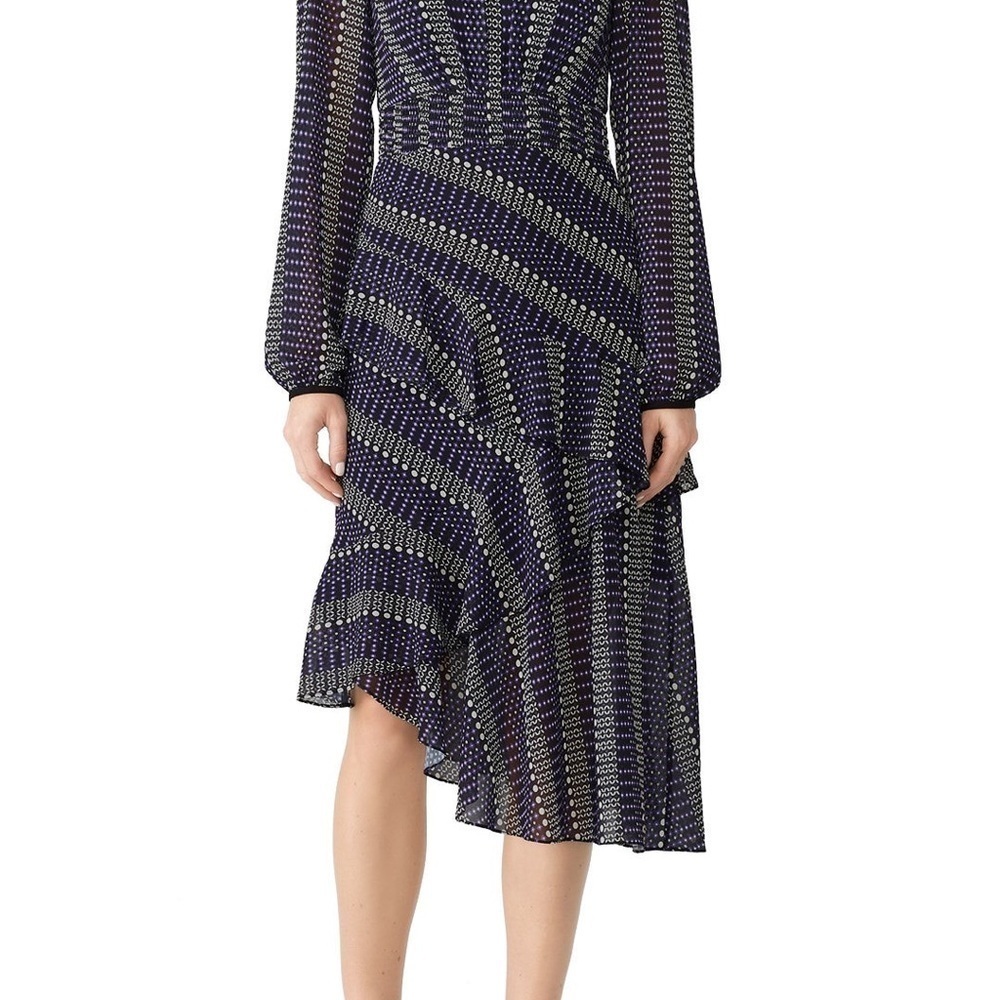 Three Floor Folktale Dress Cocktail Business Casual Contemporary Playful Sz 6 - Picture 3 of 11
